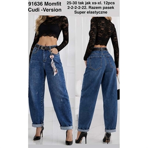 Jeansy damskie  25-30(XS-XL)