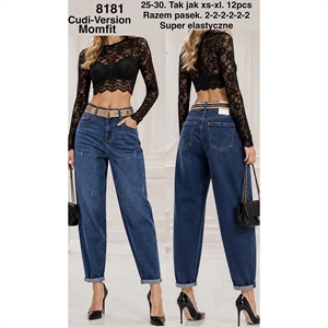 Jeansy damskie  25-30(XS-XL)