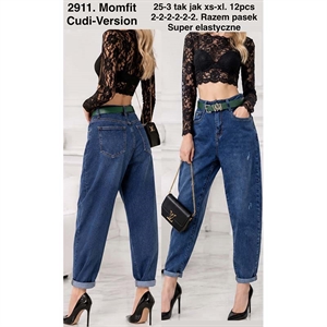 Jeansy damskie  25-30(XS-XL)