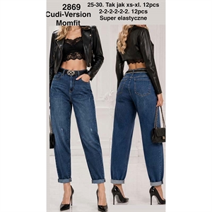 Jeansy damskie  25-30(XS-XL)