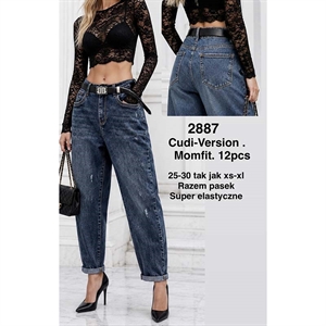 Jeansy damskie  25-30(XS-XL)