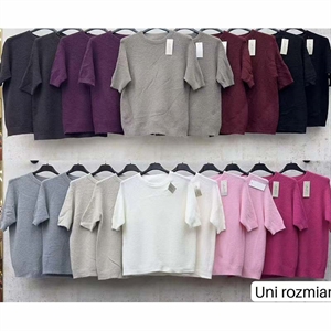 Sweter damski z krótkim rękawem