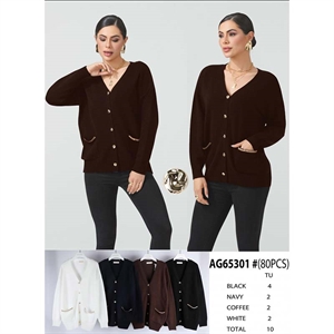 Sweter damski zapinany na guziki