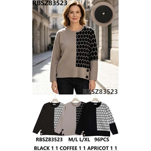 Sweter damski okrągły  S-XL
