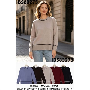 Sweter damski okrągły  M/L-L/XL