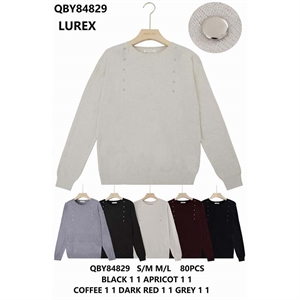 Sweter damski okrągły  S/M-M/L