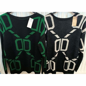 Sweter damski okrągły
