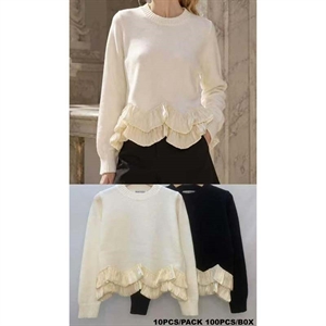 Sweter damski okrągły