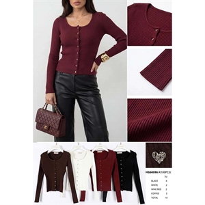Sweter damski zapinany na guziki
