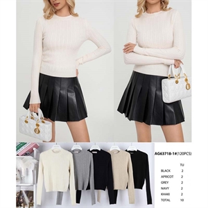 Sweter damski okrągły