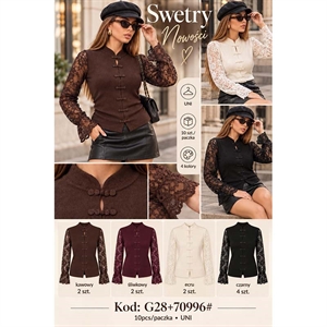 Sweter damski zapinany na guziki