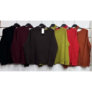Sweter damski okrągły