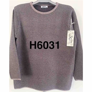 Sweter damski okrągły