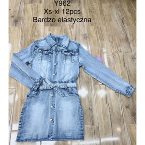 Sukienka jeansowa damska  XS-XL