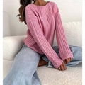 Sweter damski okrągły