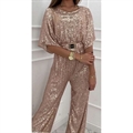 Kombinezon damski z cekinami produkt Włoski