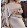 Sweter damski okrągły - Produkt Włoski
