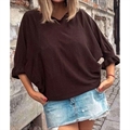 Sweter damski z krótkim rękawem - Produkt Włoski