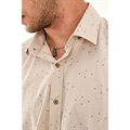 Koszula męska z krótkim rękawem we wzory krój slim fit produkt Turecki  M-2XL