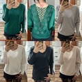 Sweter damski okrągły S/M-L/XL