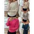 Sweter damski okrągły S/M-L/XL