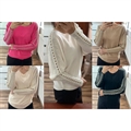 Sweter damski okrągły S/M-L/XL