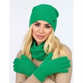 Komplet czapka + komin + rękawiczki - Produkt Polski