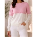 Sweter damski okrągły