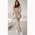 Komplet ocieplana bluza plus legginsy prazek produkt Turecki  M-XL