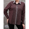 Koszula damska z cekinami produkt Turecki  S-2XL