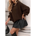 Sweter damski okrągły
