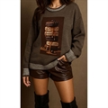 Sweter damski okrągły