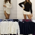 Sweter damski okrągły