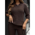 Sweter damski z krótkim rękawem