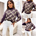 Sweter damski z półgolfem z alpaki  S/M-L/XL