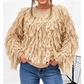 Sweter damski okrągły