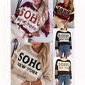 Sweter damski okrągły