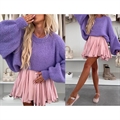 Sweter damski okrągły
