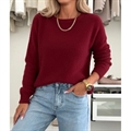 Sweter damski okrągły produkt Włoski
