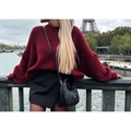 Sweter damski okrągły