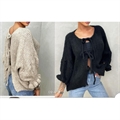 Sweter damski okrągły