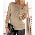 Sweter damski okrągły
