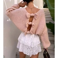 Sweter damski okrągły
