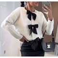 Sweter damski okrągły
