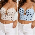 Bluzka crop top damski produkt Włoski