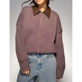 Sweter damski rozpinany na zamek