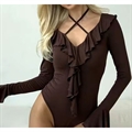 Body damskie z długim rękawem produkt Włoski