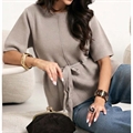 Sweter damski z krótkim rękawem