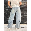 Jeansy szerokie nogawki produkt Turecki  S-XL