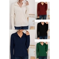 Sweter damski rozpinany na zamek